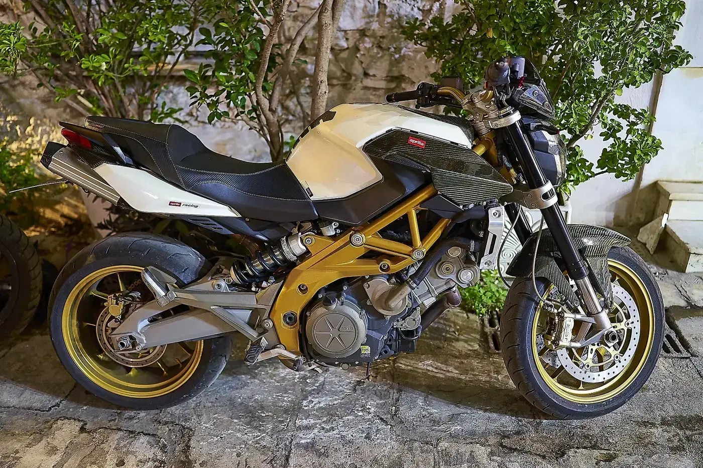 Aprilia Shiver, trail — vue extérieure