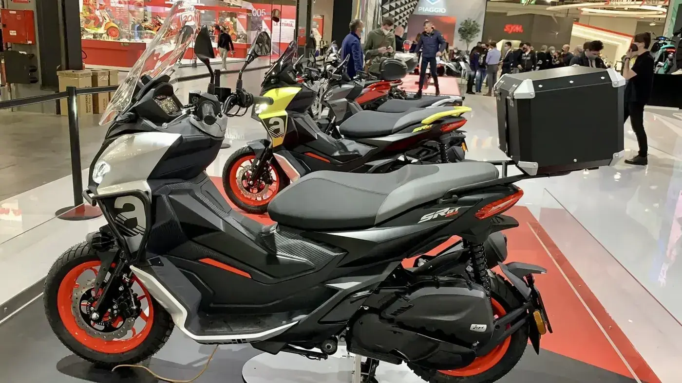 Aprilia SR, scooter — vue extérieure