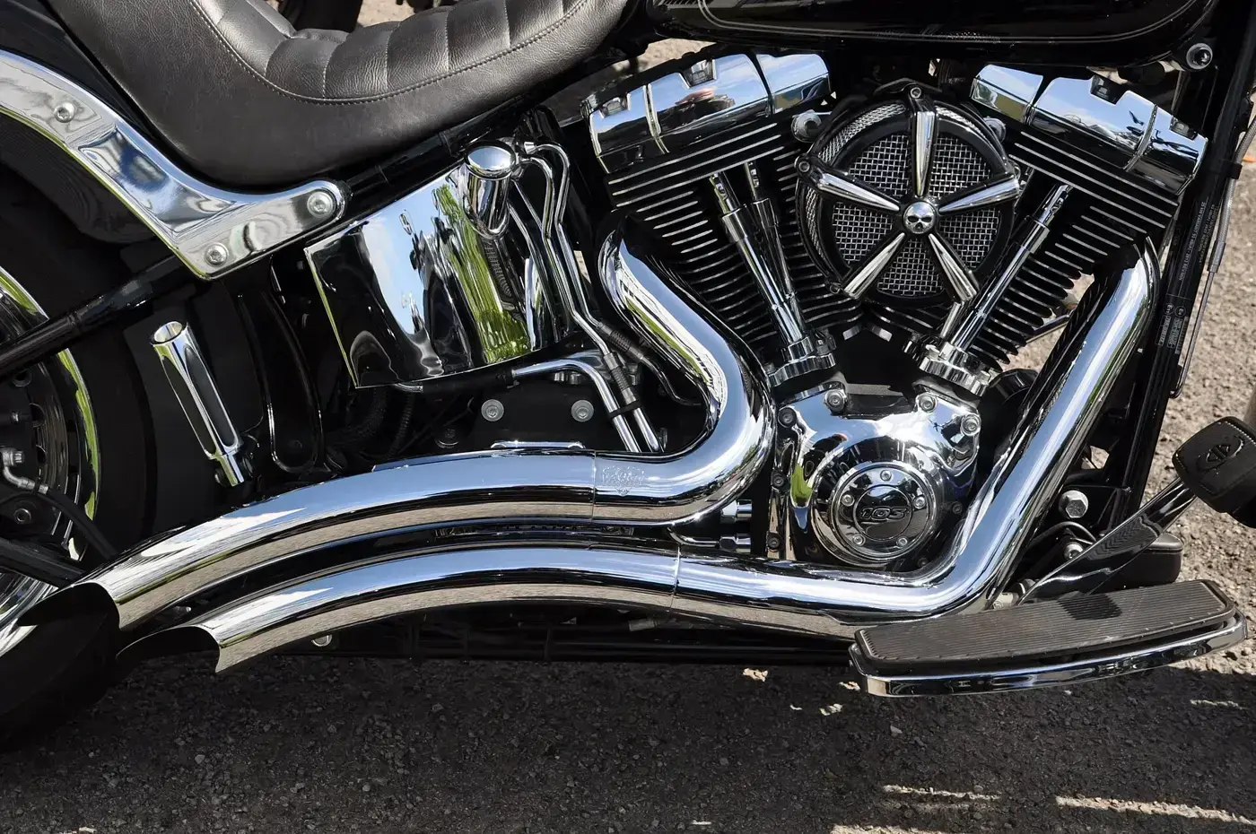 Harley-Davidson FAT BOY, custom — détail