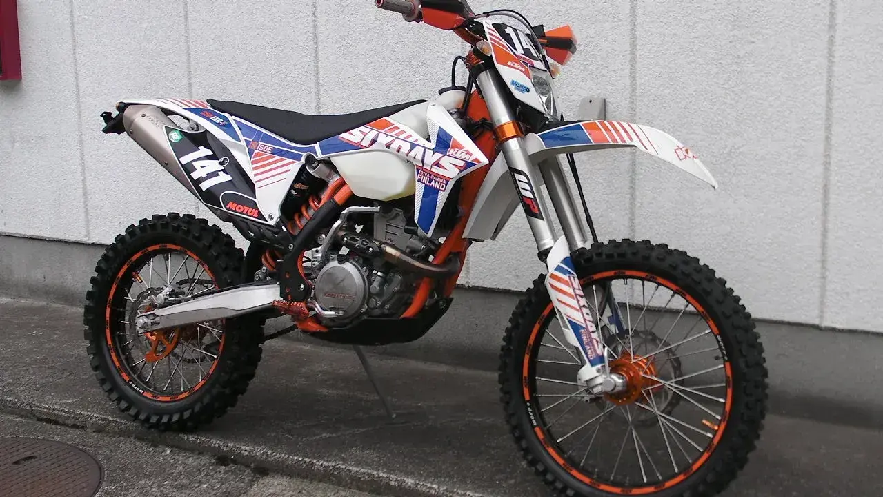 KTM 350 EXC-F, trail — vue extérieure