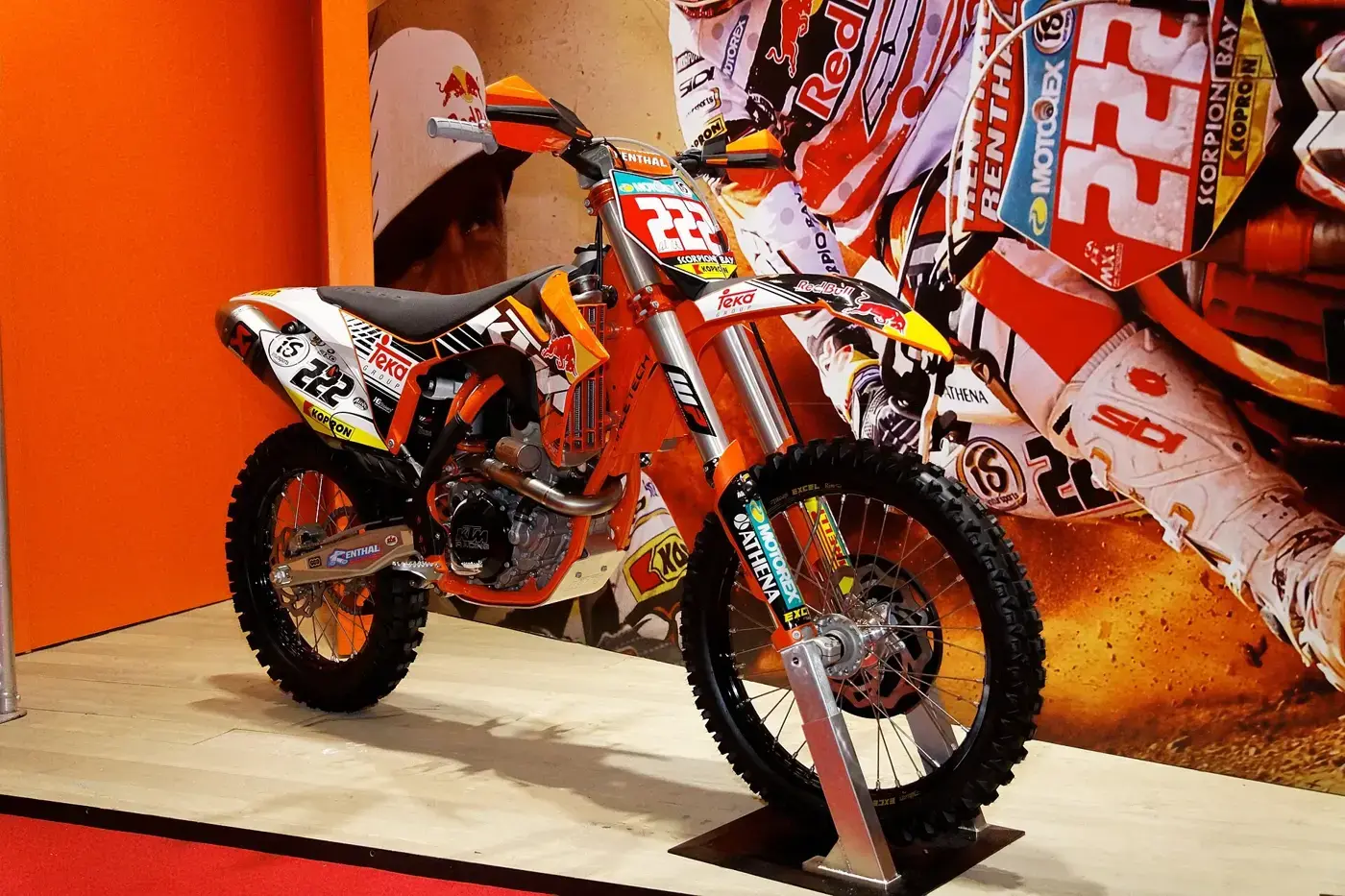 KTM 350 SX-F 2026, trail — vue extérieure