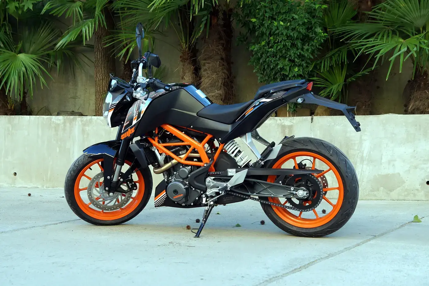 KTM 390 DUKE, roadster — vue extérieure