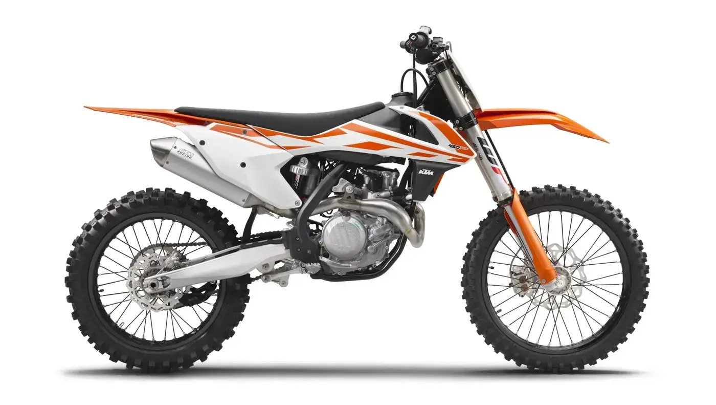 KTM 450 SX-F 2026, trail — vue extérieure