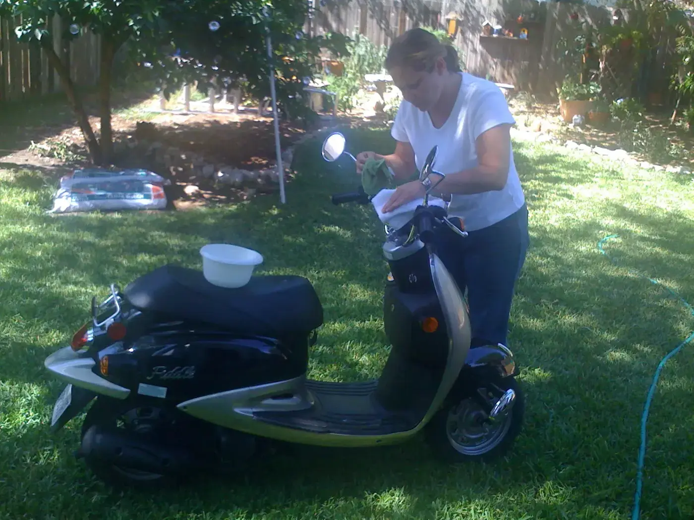 SYM Fiddle, scooter — vue extérieure